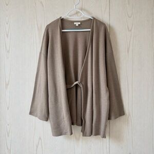 J. Jill Purejill Cardigan Wrap Sweater Long Sleeve Pockets Women’s Size 2X Cozy